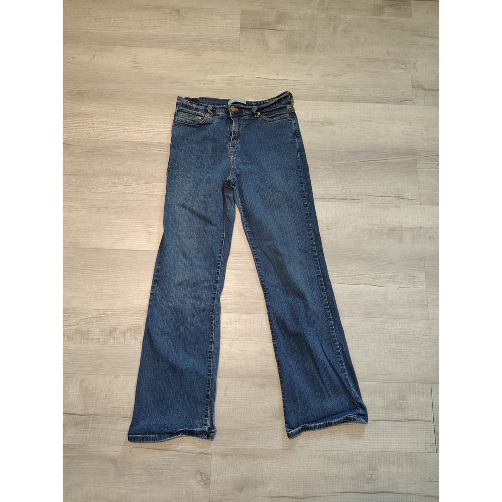 Levis Pants Women 12‎ Blue Denim Jeans 512 Boot Cut Western Mid Rise